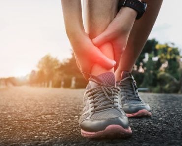 Ankle twist sprain accident in sport exercise running jogging.sprain or cramp Overtrained injured person when training exercising or running outdoors. - Image(By mansong suttakarn)s