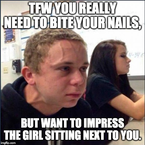 Biting Nails Meme Nail Ftempo