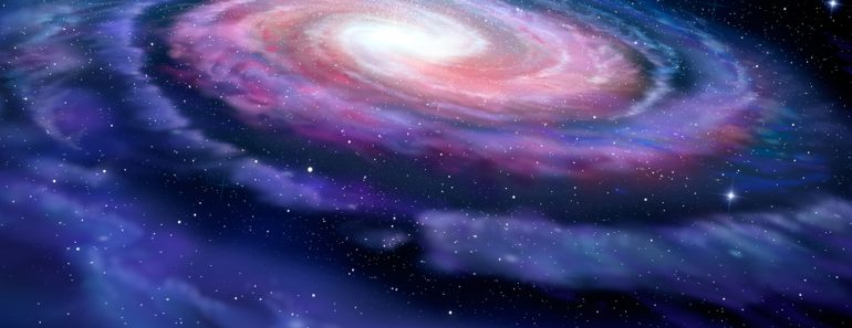 Spiral galaxy, illustration of Milky Way - Illustration( Alex Mit)S