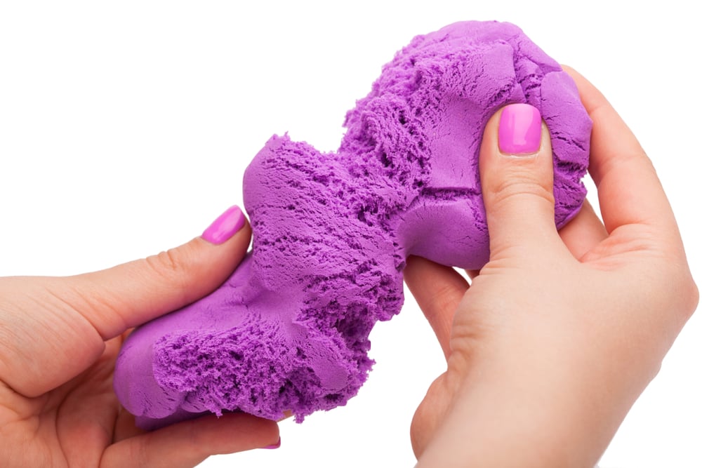 wet kinetic sand