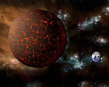 A depiction of the mythical planet known as Nibiru or Planet X as it hurtles toward a cataclysmic rendezvous with Earth( Marc Ward)S