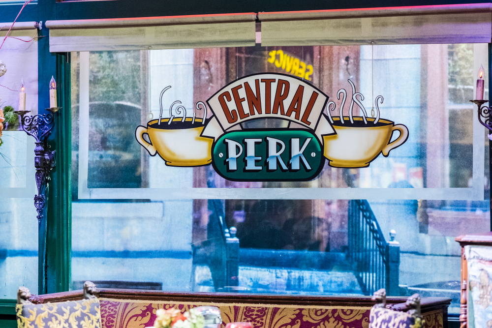 Burbank USA - July 2017 , Central Perk cafe set in Warner Bros studios - Image( Krzysztof Stefaniak)s