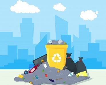 Garbage Dump or Landfill on a Urban Landscape Background Symbol of Pollution Environment(BigMouse)s