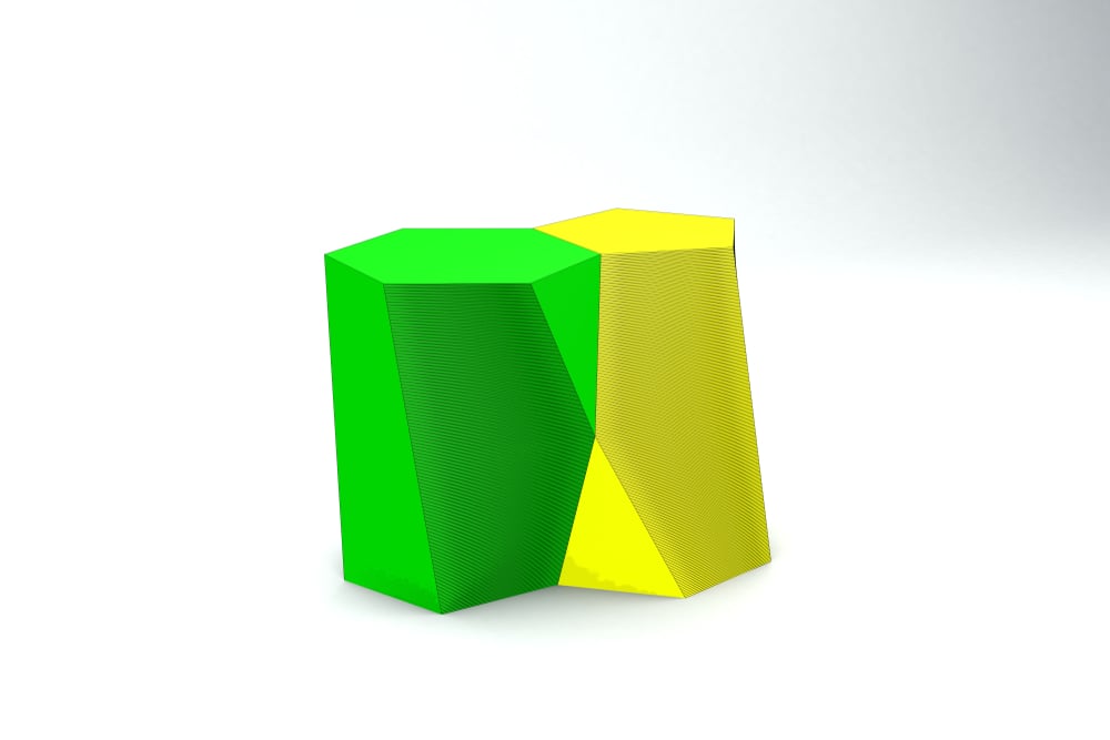 Scutoid geometric shape 3D render - Illustration(BlacKCatPRO)s