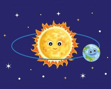 Cute sun and earth against the starry sky(Sunnydream)S