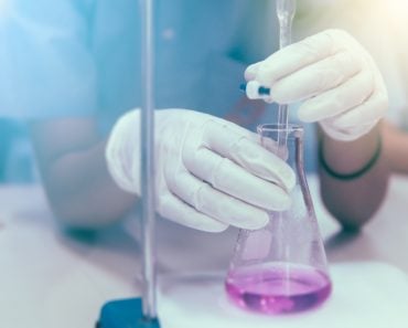 Soft science laboratory concept. Chemical laboratory is titration for acid base analysis(Torychemistry)s