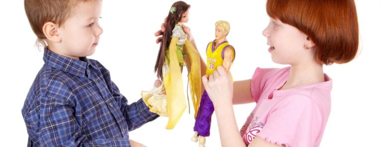 The brother and sister play dolls(sa2324)S