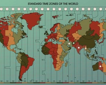 World Map with Standard Time Zones. Cartography Collection(dalmingo)s