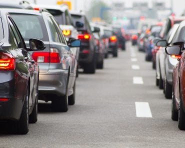 Cars on highway in traffic jam(ddisq)S