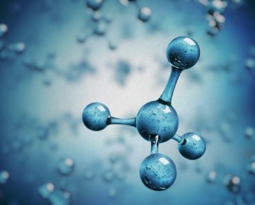 Science concept. Methane or Ammonium molecules(vchal)s