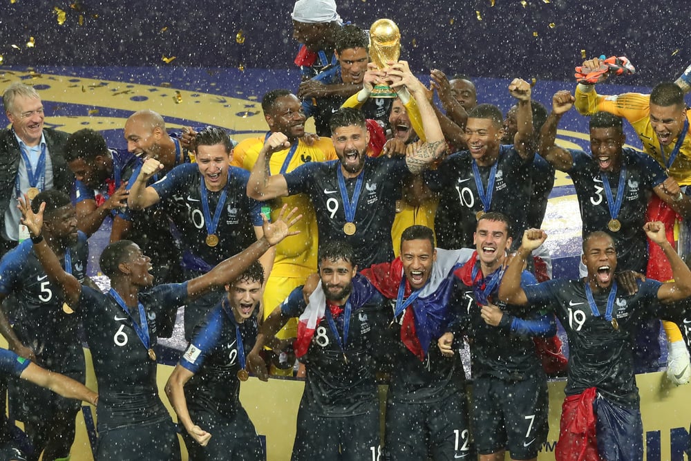 France celebrates after winning the FIFA 2018 World Cup in Russia(A.RICARDO)s