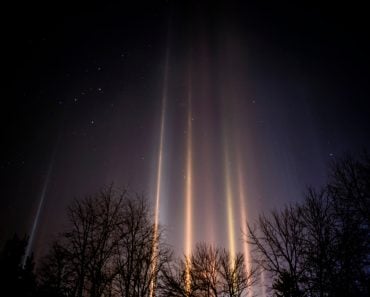 Light Pillars, West Virginia(Malachi Jacobs)s