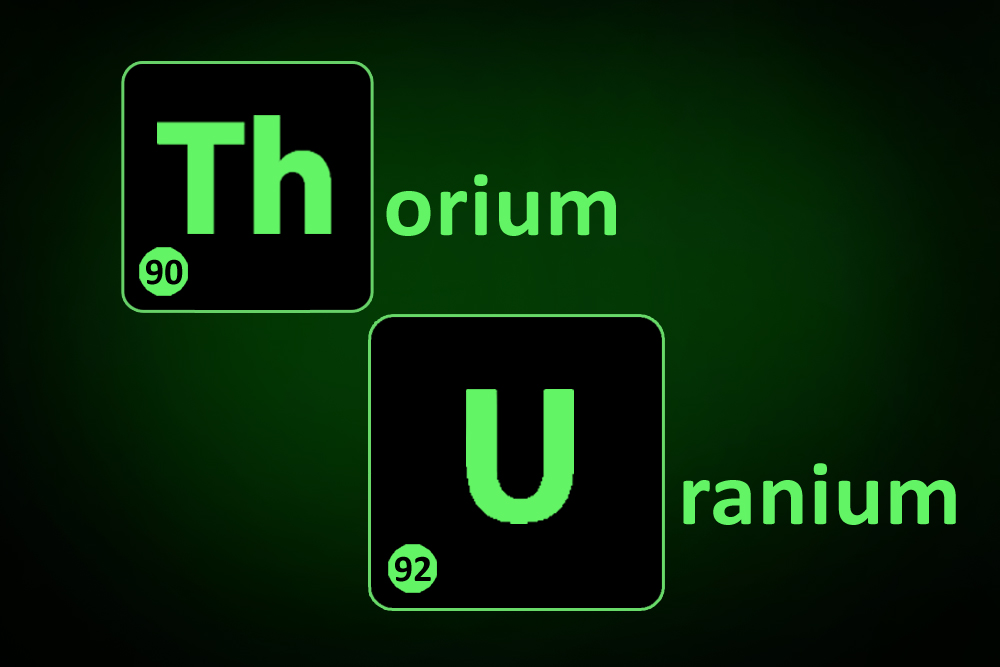 thorium & uranium