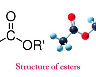 structure of esters