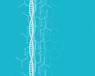 Abstract background with DNA strand molecule structure(sumkinn)s