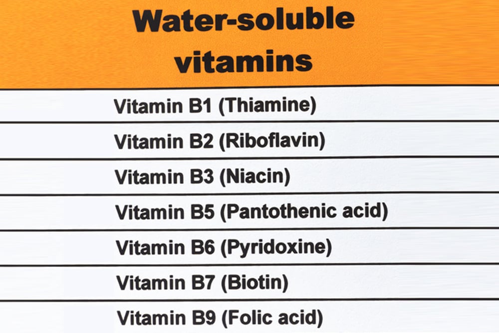 Water-soluble and Fat-soluble vitamins. Close up(StepanPopov)s