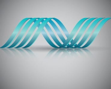 Double helix vector illustration which resembles a DNA string. EPS10 file with reflections(Levente Naghi)S