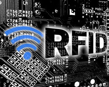 RFID with circuit board concept background(wsf-s)s