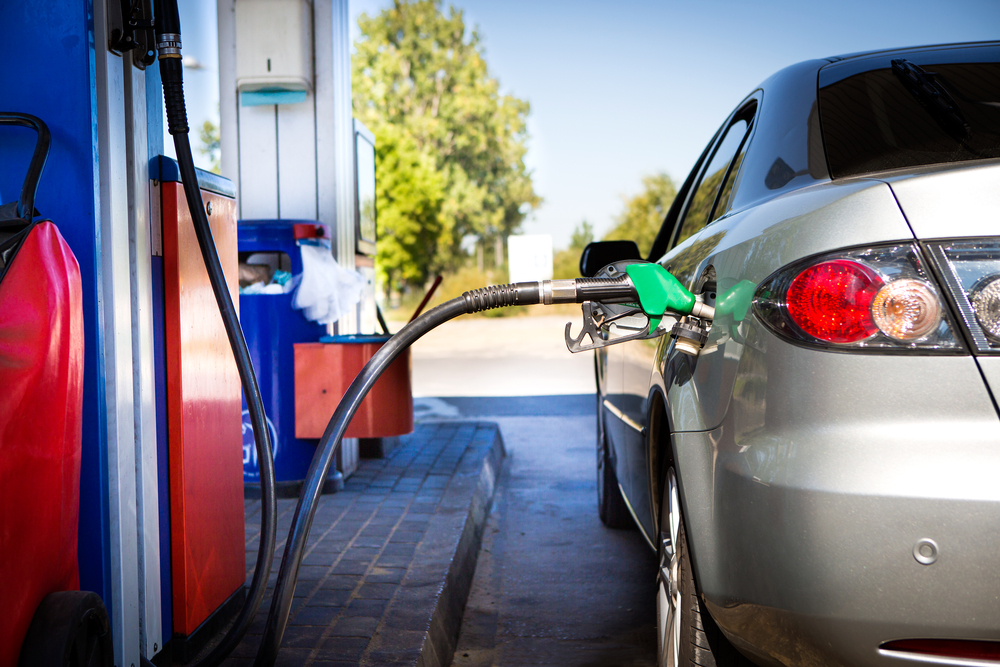 Car,Refueling,On,A,Petrol,Station.