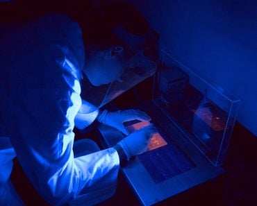 Cutting of the agarose gel