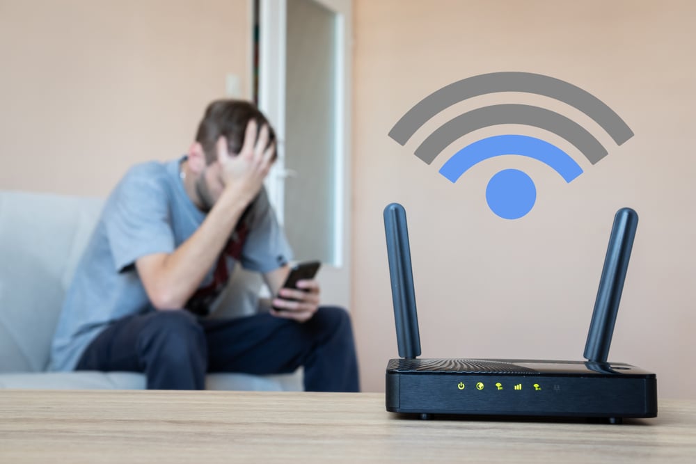 Wifi,Router,With,Low,Signal.,Bad,Connection.,Version,2,-