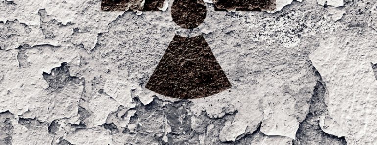 Pu 239 - radioactive Plutonium isotope sign on grunge wall