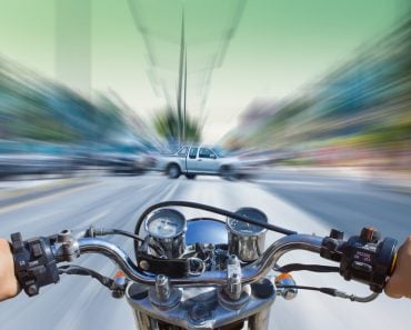 A,Man,Riding,A,Motorcycle,,Motion,Image,Of,Accident,Will