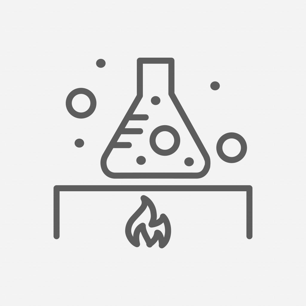 Thermodynamics icon line symbol