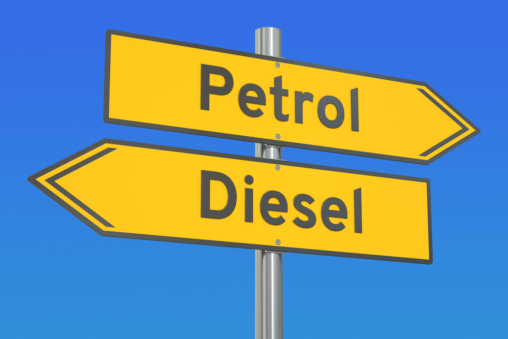 Petrol,Or,Diesel,Concept,,3d,Rendering