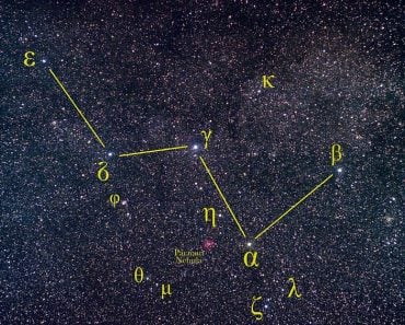 Cassiopeia starfield