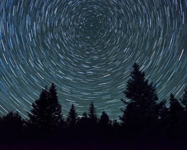 Star,Trails,,Catalan,Pyrenees,,Spain.