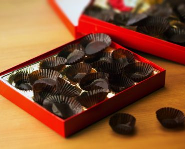 Too,Much,Sweets,,Too,Much,Calories.,Excess,Eating.,Empty,Box