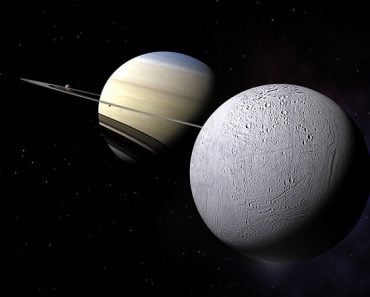 Enceladus with Saturn