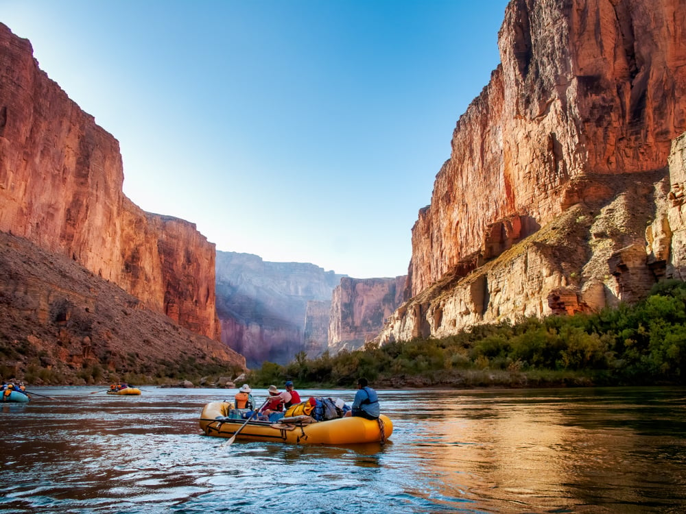 Rafting,On,The,Colorado,River,In,The,Gran,Canyon,At