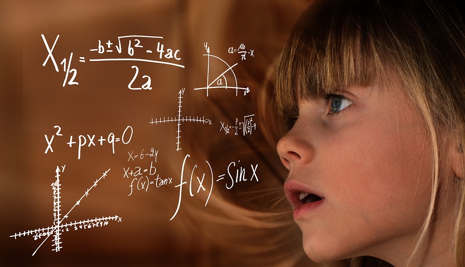 Child Mathematics Girl Learn Physics Formula