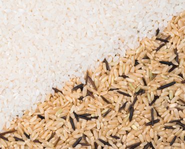 Two,Type,Of,Rice,(white,And,Wild),Background