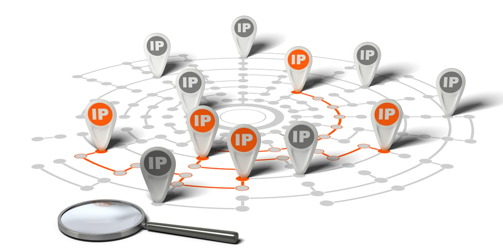 கணினி-இணைய -செய்திகள்/தகவல்கள் - Page 3 Many-flags-withe-the-word-IP-pined-on-network-over-white-background-and-a-magnifier