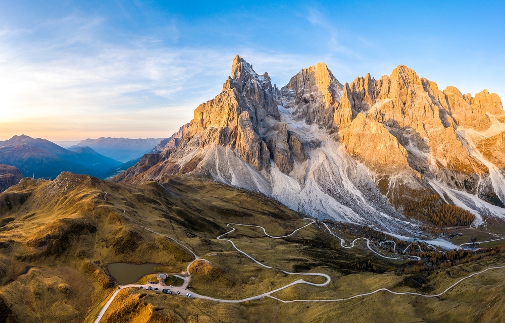 Mountain,Rock,Landscape.,Winding,Road,Near,Mountain,Rock,Landscape