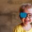 Portrait,Of,Funny,Child,In,New,Glasses,With,Patch,For