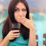 Woman,Reacting,After,Having,A,Fizzy,Soda,Drink.,Funny,Female