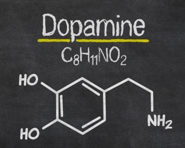 Blackboard,With,The,Chemical,Formula,Of,Dopamine