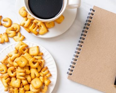 Alphabet,Biscuits,With,Other,Biscuits,And,Coffee