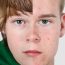 Serious,Boy,Merge,To,Teen,Headshot,Half,Side,By,Side