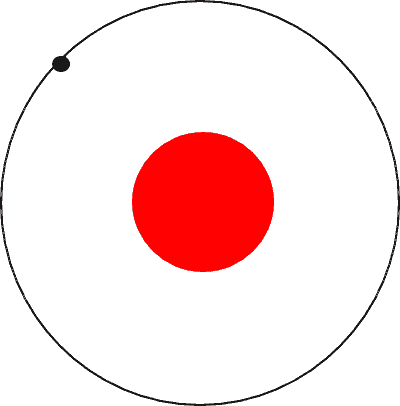 A hydrogen atom