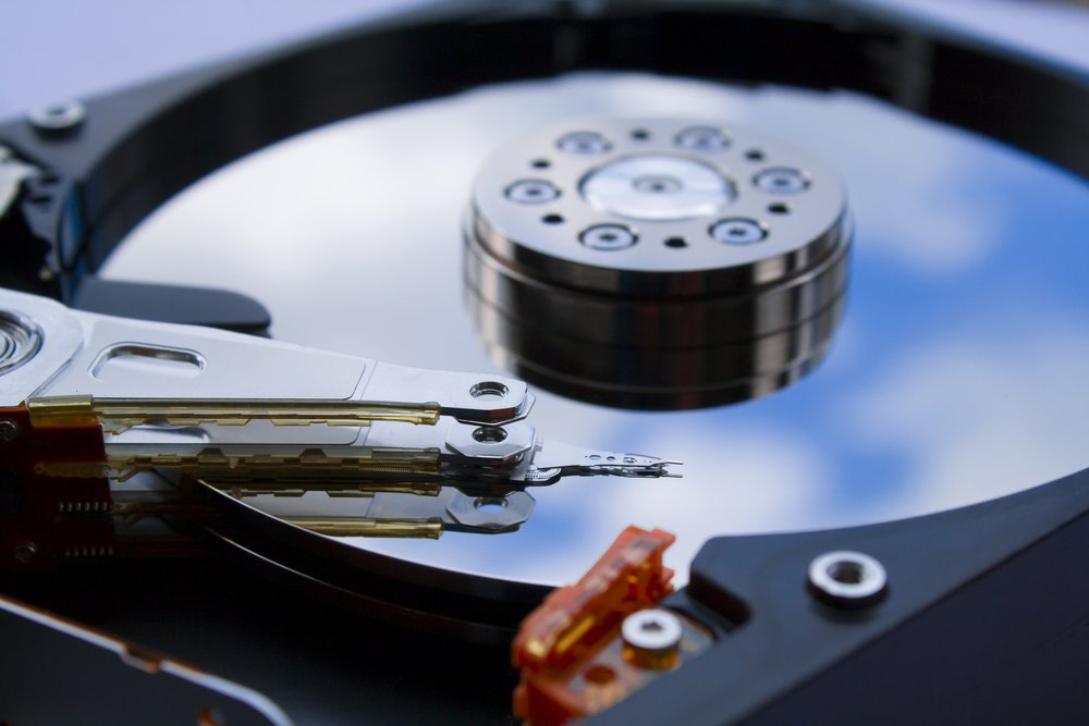 spinning hard disk