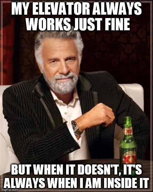 elevator meme
