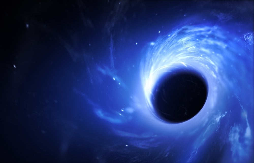 light in a black hole