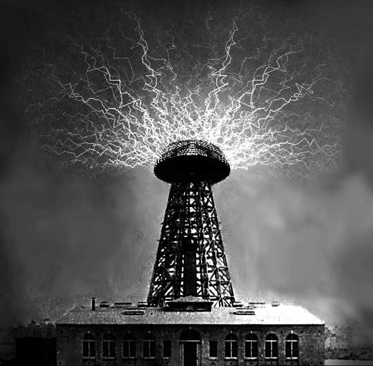 An artistic representation of the Wardenclyffe Tower (Image Source: www.designerdarius.com)