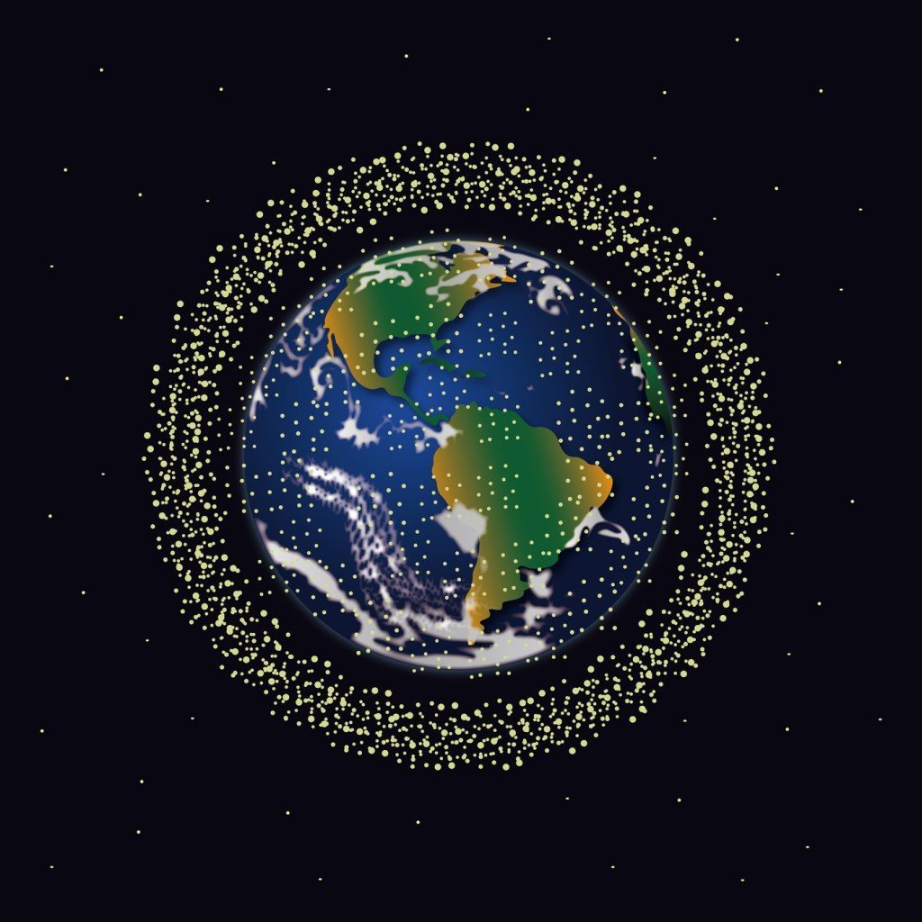 Space Debris in Orbit (Photo Credit: tokujiro / Fotolia)