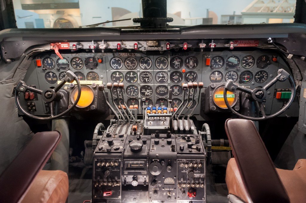 Cockpit interior... a bit more complicated than driving a car (Photo Credit: Alexey Rotanov / Fotolia)